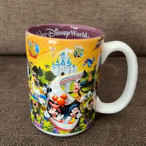 Walt Disney World 3D Four Parks One World Coffee Mug with GRANDMA Handle